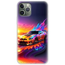 Чохол для iPhone 11 Pro Max MixCase машини неон mix