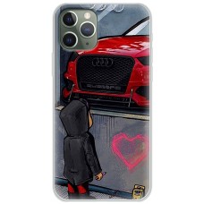 Чохол для iPhone 11 Pro Max MixCase машини неон Audi 