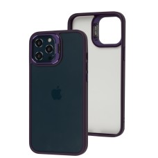 Чохол для Iphone 12 Pro Max Extreme drops crystal glass purple
