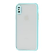Чохол для iPhone X / Xs LikGus Totu camera protect бірюзовий