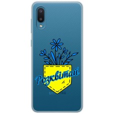Чохол для Samsung Galaxy A02 (A022) MixCase патріотичні розквітай