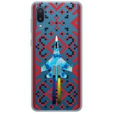 Чохол для Samsung Galaxy A02 (A022) MixCase патріотичні Винищувач України