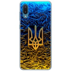 Чохол для Samsung Galaxy A02 (A022) MixCase патріотичні Тризум серед куль
