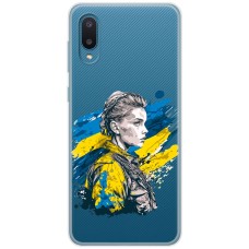 Чохол для Samsung Galaxy A02 (A022) MixCase патріотичні незламна Українка
