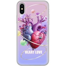 Чехол для iPhone X / Xs Mixcase для закоханих Heart Love