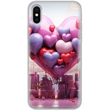 Чехол для iPhone X / Xs Mixcase для закоханих balloons