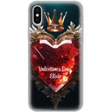 Чехол для iPhone X / Xs Mixcase для закоханих ruby