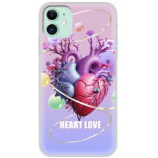 Чехол для iPhone 12 Mixcase для закоханих Heart Love