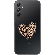 Чохол для Samsung Galaxy A35 (A356)  MixCase Леопард серце