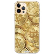 Чохол для iPhone 12 Pro Max MixCase гроші биткоин