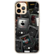 Чохол для iPhone 12 Pro Max MixCase музика альбоми темний