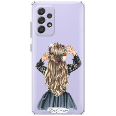 Чохол для Samsung Galaxy A52 Mixcase дівчина дизайн 1