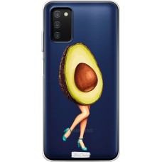 Чохол для Samsung Galaxy A03s (A307) MixCase авокадо з ніжками