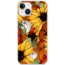 Чохол для iPhone 15 MixCase осінь гарбузи і соняшники