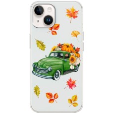 Чохол для iPhone 15 MixCase осінь авто з гарбузами