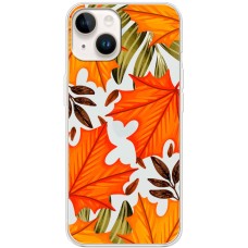 Чохол для iPhone 15 MixCase осінь жовто-червоне листя клену