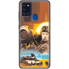 Чохол для Samsung Galaxy A21S (A217) MixCase патріотичні Шевченко з Javelin