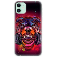 Чохол для iPhone 11 MixCase звірі пес з гантелей