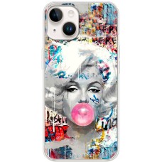 Чохол для iPhone 15 MixCase графіті Мерилін Монро