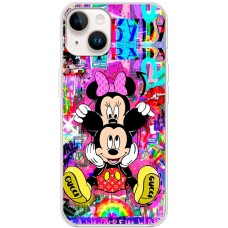 Чохол для iPhone 15 MixCase графіті Mickey and Minnie mouse