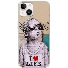 Чохол для iPhone 15 MixCase графіті I love life