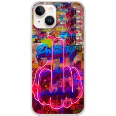 Чохол для iPhone 15 MixCase графіті pink hand