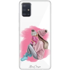 Чохол для Samsung Galaxy A51 (A515) Mixcase мама з дитиною