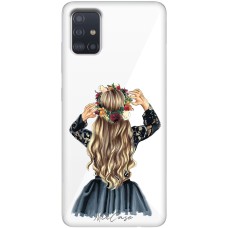 Чохол для Samsung Galaxy A51 (A515) Mixcase дівчина дизайн 1