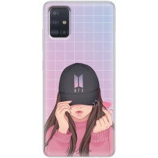 Чохол для Samsung Galaxy A51 (A515) Mixcase дівчина дизайн 2