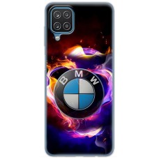Чохол для Samsung Galaxy A12 / M12 MixCase авто бмв лого в диму