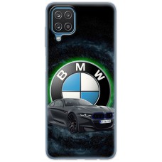 Чохол для Samsung Galaxy A12 / M12 MixCase авто бмв машина на фоні