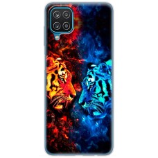 Чохол для Samsung Galaxy A12 / M12 MixCase звірі два тигри