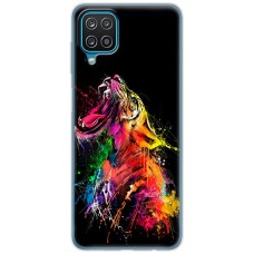 Чохол для Samsung Galaxy A12 / M12 MixCase звірі яскравий тигр