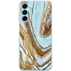 Чохол для Samsung Galaxy M14 (M146) MixCase мармур світло-бірюзовий I