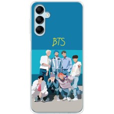 Чохол для Samsung Galaxy M14 (M146) MixCase BTS на блакитному