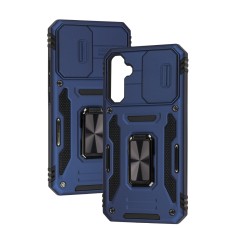 Чохол для Samsung Galaxy A34 (A346) Camshield Army Ring navy