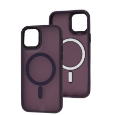 Чохол для iPhone 12 / 12 Pro Cosmic Magnetic MagSafe bordo