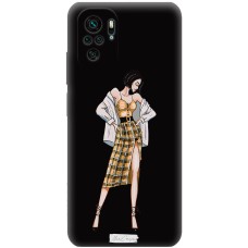 Чохол для Xiaomi Redmi Note 10 / 10s Mixcase з мікрофіброю загадка