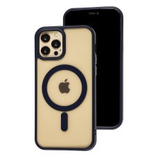 Чохол для iPhone 12 / 12 Pro Wave Magnetic dark blue