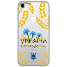 Чохол для iPhone 7 / 8 MixCase патріотичні Україна непобедна
