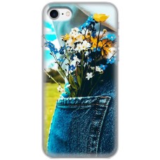Чохол для iPhone 7 / 8 MixCase патріотичні квіти України
