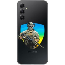 Чохол для Samsung Galaxy A14 MixCase патріотичні шеврон