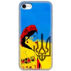 Чохол для iPhone 7 / 8 / SE MixCase патріотичні українка у вишиванці