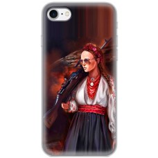 Чохол для iPhone 7 / 8 / SE MixCase патріотичні українка з автоматом
