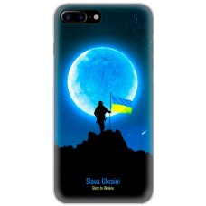 Чохол для iPhone 7 Plus / 8 Plus MixCase патріотичні воїни на тлі місяця