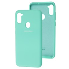 Чохол для Samsung Galaxy A11 / M11 Silicone Full бірюзовий