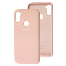 Чохол для Samsung Galaxy A11/M11 Silicone Full рожевий пісок