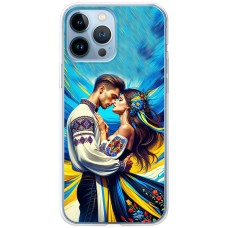 Чохол для iPhone 13 Pro Max MixCase патріотичні закохана пара