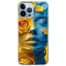 Чохол для iPhone 13 Pro Max MixCase патріотичні розмальована фарбами