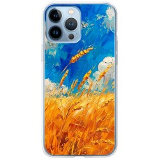 Чохол для iPhone 13 Pro Max MixCase патріотичні Хліб України фарбою